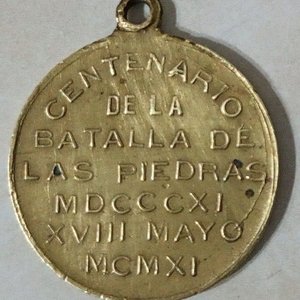 Medalla Conmemorativa Centenario Batalla de Las Piedras 1911 - Artigas - imagen 2