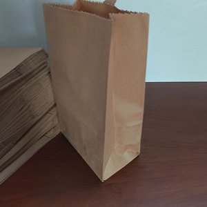 Lote de Bolsas de Papel Kraft Marrones Nuevas Tamaño Medio - imagen 2