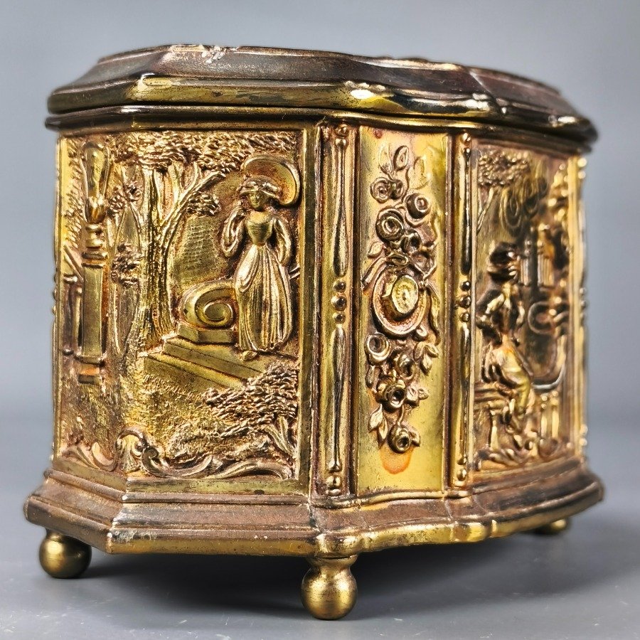 Caja Decorativa en Bronce de Jennings Bros - imagen 6