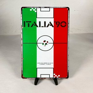 Chapa Decorativa "Italia 90" - Motivo Mundial de Fútbol - imagen 3