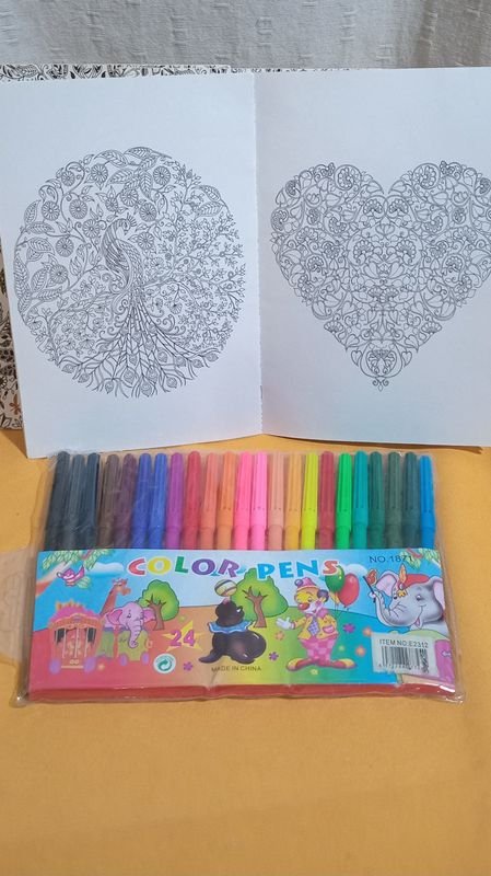 Libros para pintar y marcadores - imagen 2