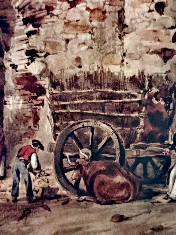 Lámina Costumbrista del Siglo XIX: Detalles de la Ciudadela - imagen 4