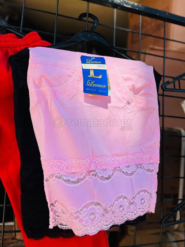 Bombacha de Algodón Rosa con Encaje Leonor Talle L