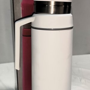 Kit Termo Acero Blanco con Mate, Bombilla y Pico Cebador - imagen 4