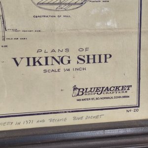 Plano de Barco Vikingo "Blue Jacket Ship Crafters" N°20 Enmarcado - imagen 9