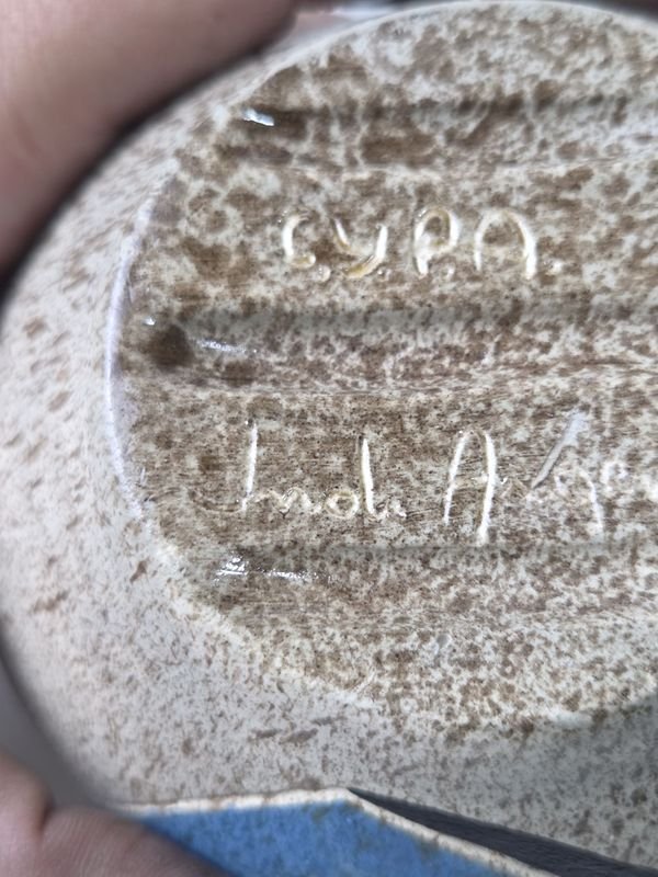 Jarra cerámica artesanal firmada - imagen 7