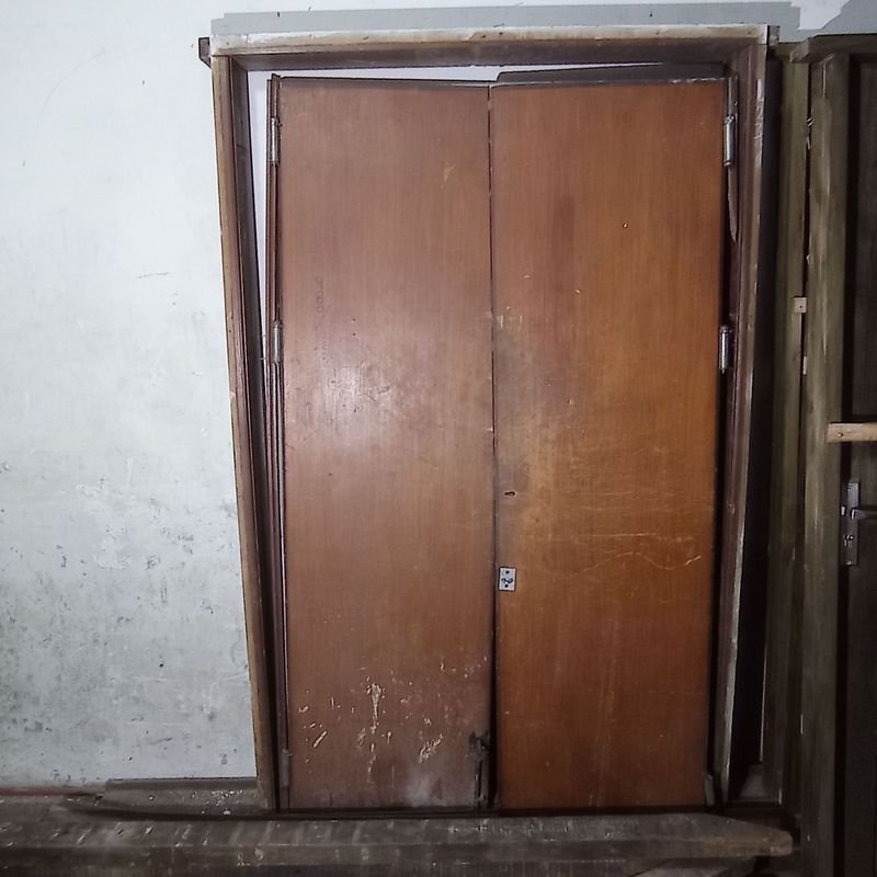 Puertas de contrachapado de cedro, doble hoja con marco - imagen 7