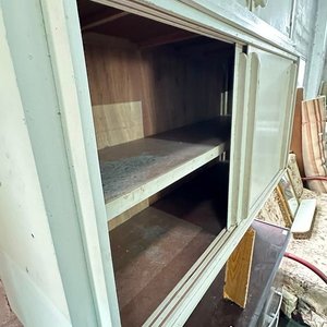 Aéreo de Cocina Blanco con Puertas Corredizas y Repisa - imagen 3