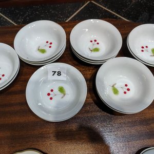 Set de 14 Cuencos de Postre con Diseño de Frutas Rojas - imagen 1