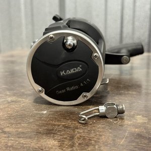 Carrete de Pesca Trolling Master Kaida GC20 Negro y Plata - imagen 6