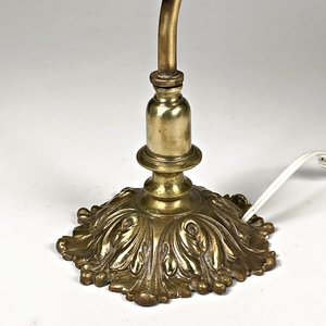 Lámpara de Bronce con Pantalla Labrada - Altura 32 cm - imagen 3
