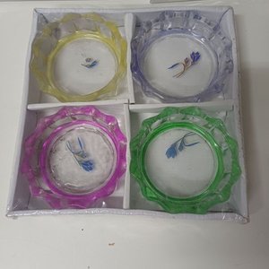 Ceniceros de Vidrio con Diseños Florales - Pack de 40 Unidades - imagen 2