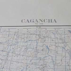 Mapa Topográfico Cagancha San Gregorio Escala 1:50000 Instituto Geográfico Uruguayo - imagen 2