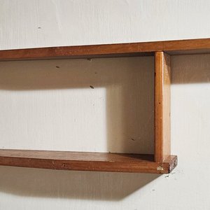 Lote siguiente: Repisa Doble de Madera Rústica