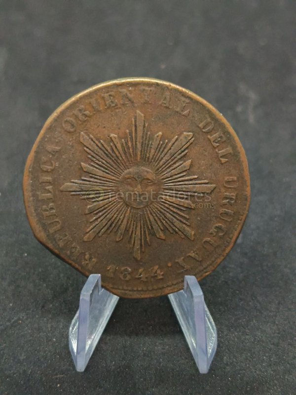 Moneda Antigua de Uruguay - 20 Centésimos 1844 - imagen 1