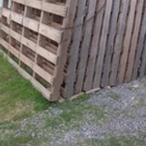 4 Pallets Grandes de Madera Curada para Cerramientos - imagen 4