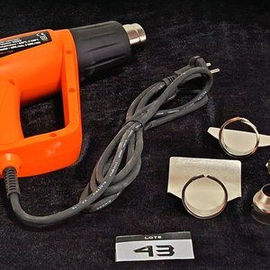 Lote siguiente: Pistola de Calor Eléctrica Naranja con Accesorios