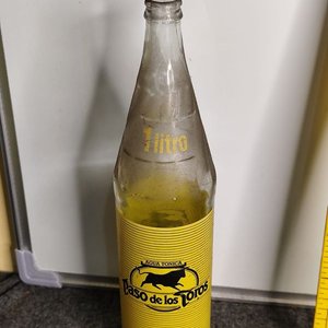 Botella Antigua "Paso de los Toros" Agua Tónica 1 Litro - imagen 2