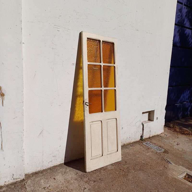 Puerta de tablero en cedro, colonial estilo - imagen 3