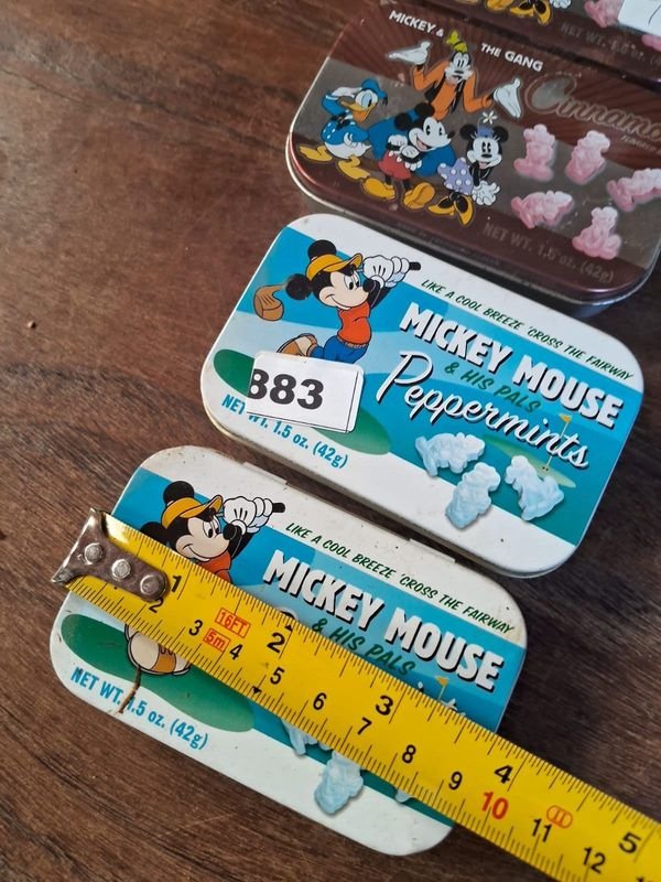 Lote de 4 latas de colección Mickey Mouse - imagen 3