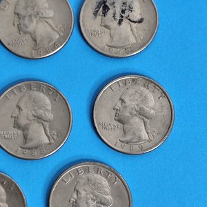 Lote de 19 Monedas Quarter Dólar de Diferentes Años - imagen 3