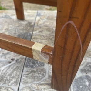 Juego de 2 Sillas de Madera Rústicas - imagen 4