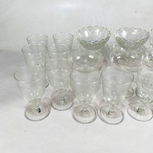 Juego de 20 Copas y Recipientes de Cristal Hialino para Postre - imagen 3