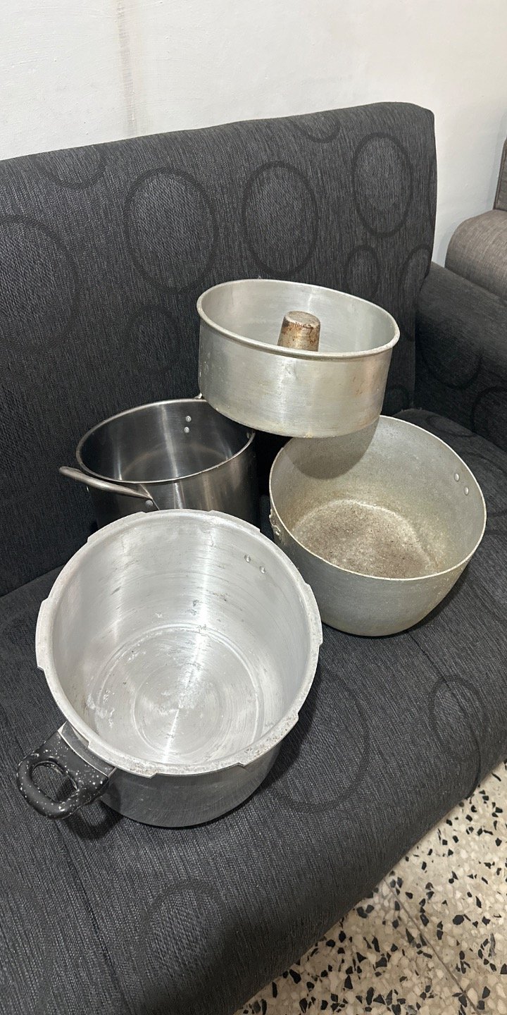 Juego de Ollas Budineras de Aluminio