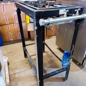 Anafe a Gas de 2 Hornallas con Estructura Metálica - imagen 4