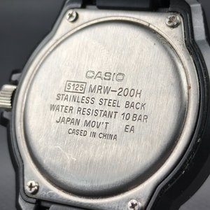 Reloj Casio MRW-200H 5125 Sumergible 100m con Bisel Giratorio y Fechador - imagen 4