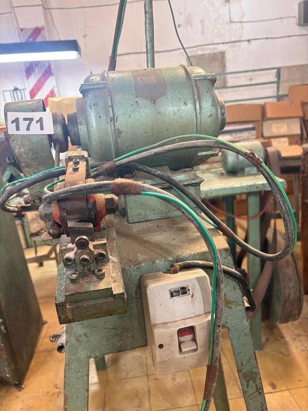 Pulidora de Zapatería Industrial con Pie Metálico y Motor