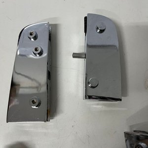 Kit de 2 Cerraduras con Llave y Bisagras para Blindex - imagen 5