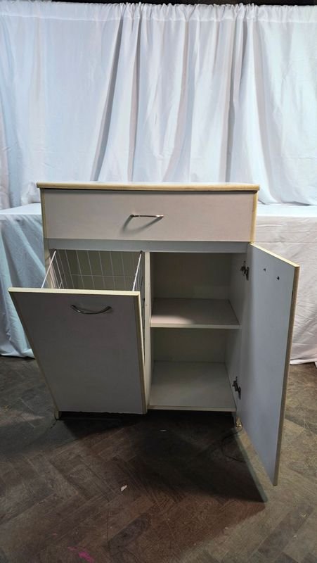 Mueble de Baño Blanco con Cajón y Puertas en MDF
