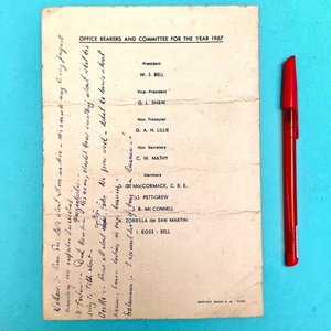 Programa Banquete Anual Sociedad de San Andrés Uruguay 1967 - imagen 5