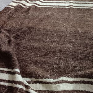 Manta de Lana Gruesa a Rayas para 2 Plazas - imagen 3