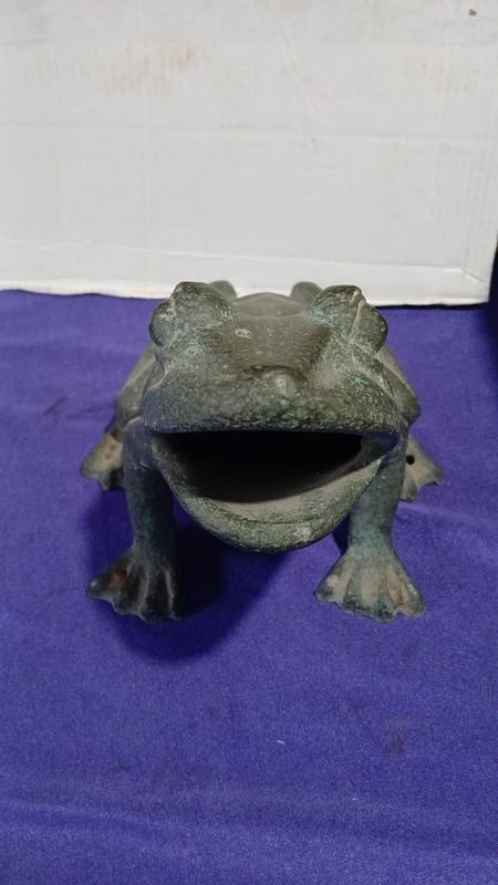 Bronce Hermoso Sapo de Bronce con Peso y Dimensiones - imagen 4