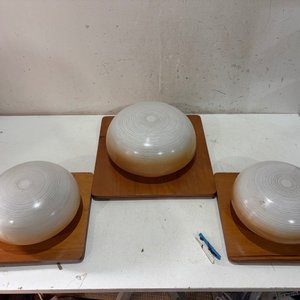 Juego de 3 Plafones de Luz Redondos, Dos Grandes y Uno Chico - imagen 3