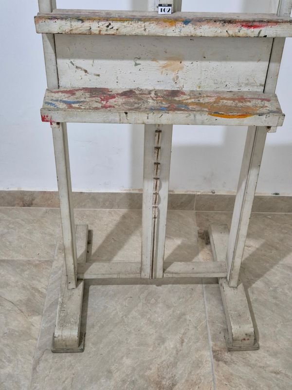 Caballetes de Madera para Pinturas Artísticas con Patina de Uso del Artista Plástico - imagen 4