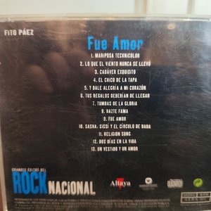 CD Fito Páez "Fue Amor" - Grandes Éxitos del Rock Nacional (Argentina) - imagen 2