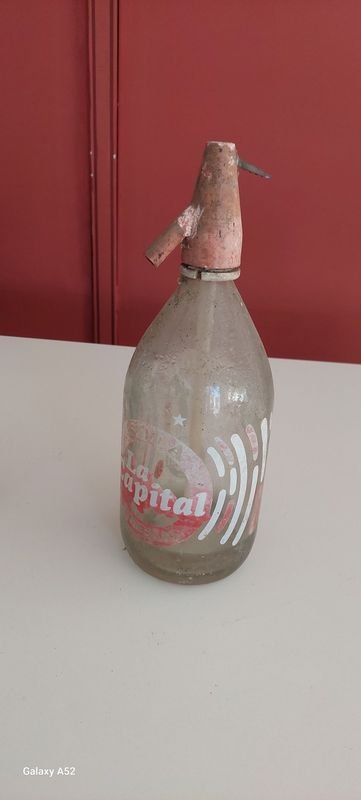 Sifón de vidrio transparente B9 - imagen 1