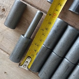 18 Visagras de Barril Metálicas (8, 9 y 10 cm) - imagen 6
