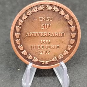 Medalla Conmemorativa Instituto Uruguayo de Numismática 50 Años (1955-2005) - imagen 5