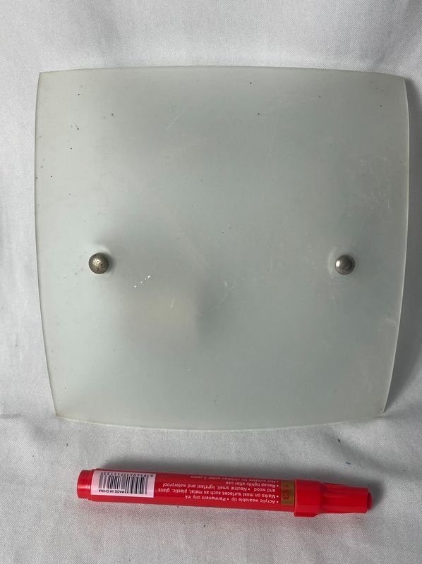 Aplique de Pared Cuadrado con Vidrio Esmerilado - imagen 1