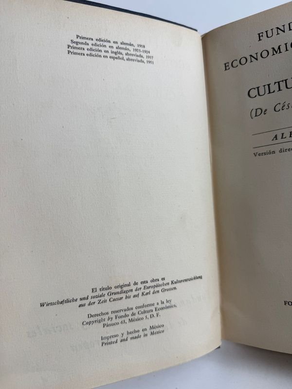 Libro de Economía y Sociedad Europea por Alfonso Dopsch - imagen 4