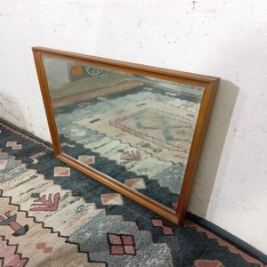 Espejo de Pared Americano con Marco de Madera y Vidrio Biselado - imagen 3
