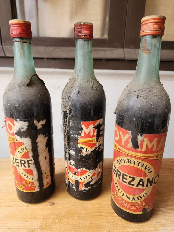 Lote de 3 Botellas Jerez Oyama Aperitivo Quinado