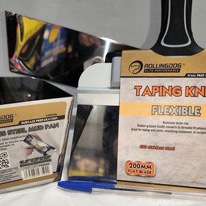 Lote de 3 Moldes para Drywall y Espátula Taping Knife Marca Rollingdog - imagen 4