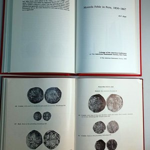 Dos libros en tapa dura sobre numismática peruana: "The Coinage of El Perú" y "The Coinage of Peru" - imagen 6