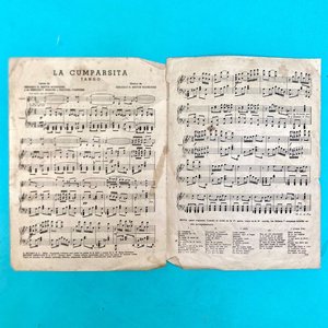 Antigua Partitura "La Cumparsita" - Tango - Ricordi Americana - imagen 4