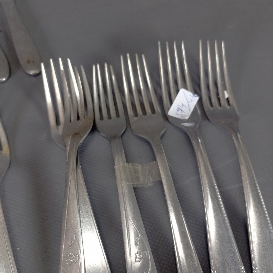 Conjunto de cubiertas de mesa de plata - imagen 7